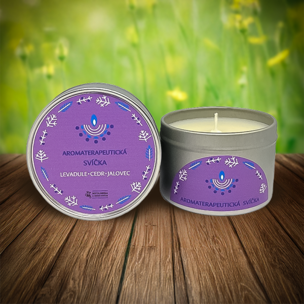 Upokojujúca sviečka s levanduľou 120ml