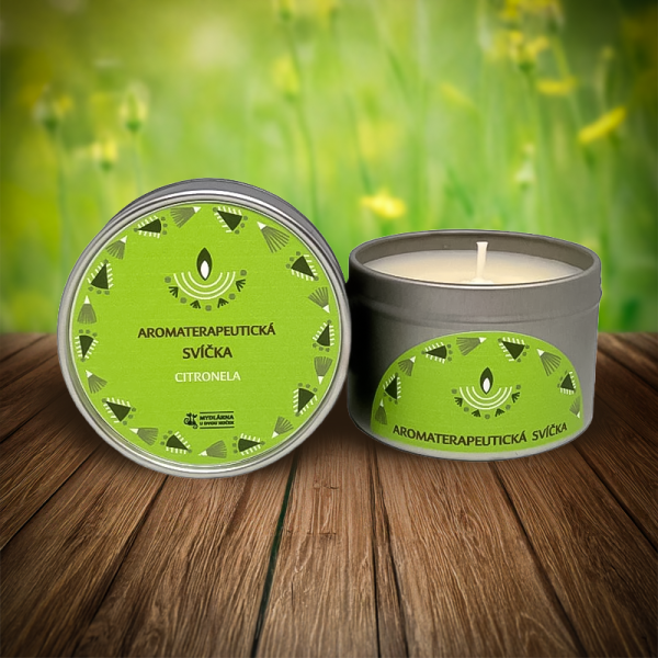 Aromaterapeutická sviečka s citronelou 120ml