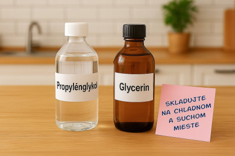 5 tipov ako skladovať propylénglykol a glycerín